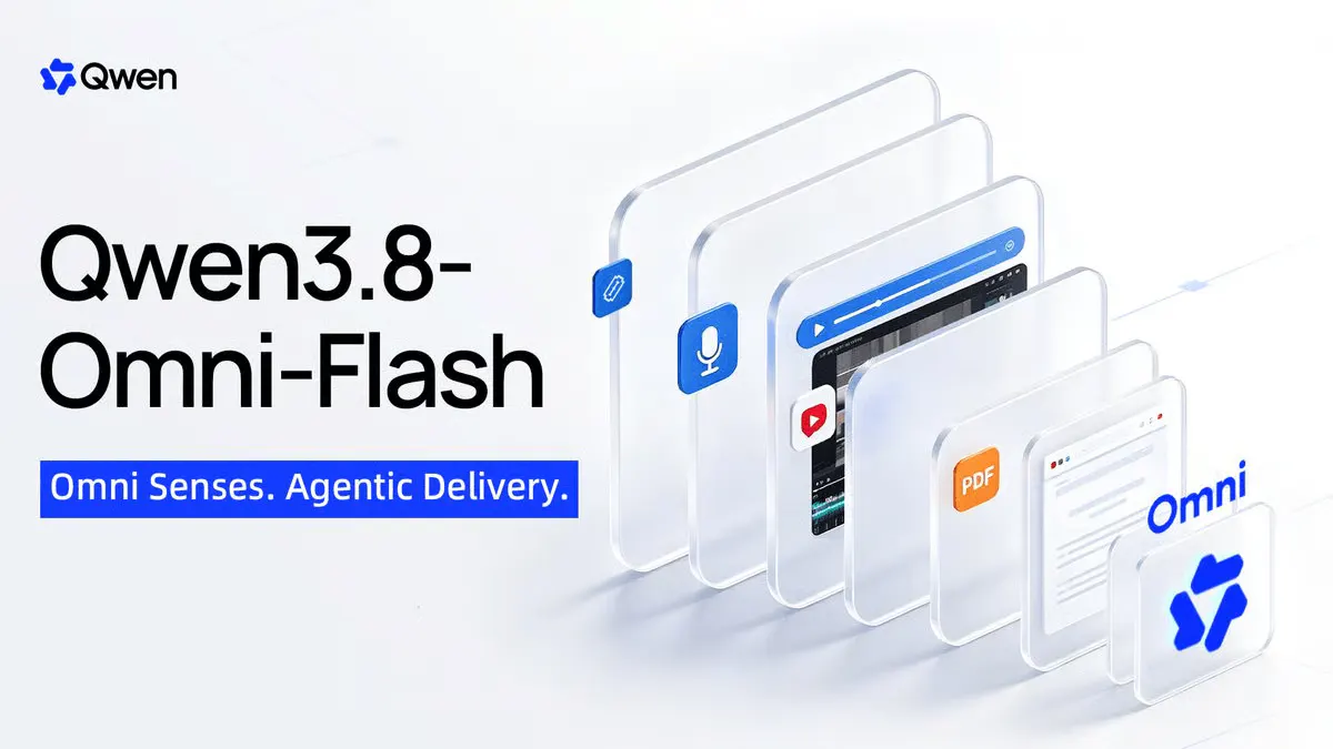 Alibaba's Qwen3.8-Omni-Flash Cuts Video AI Costs by 89% With Agent Tool Use