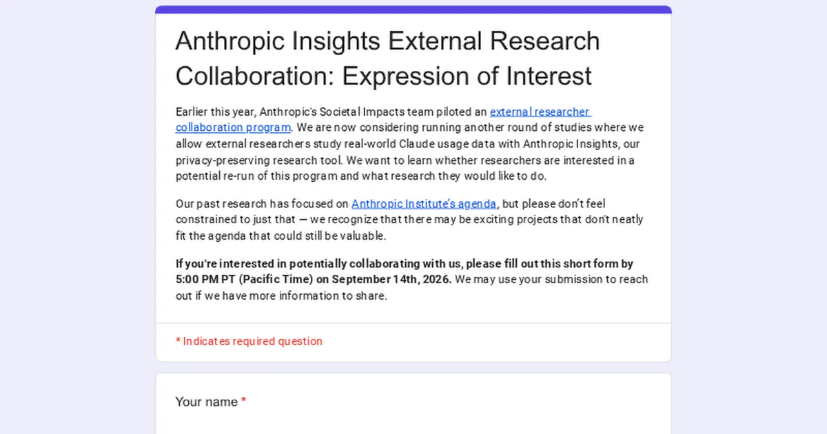 Anthropic Lets Outside Researchers Study 250,000 Real Claude Conversations