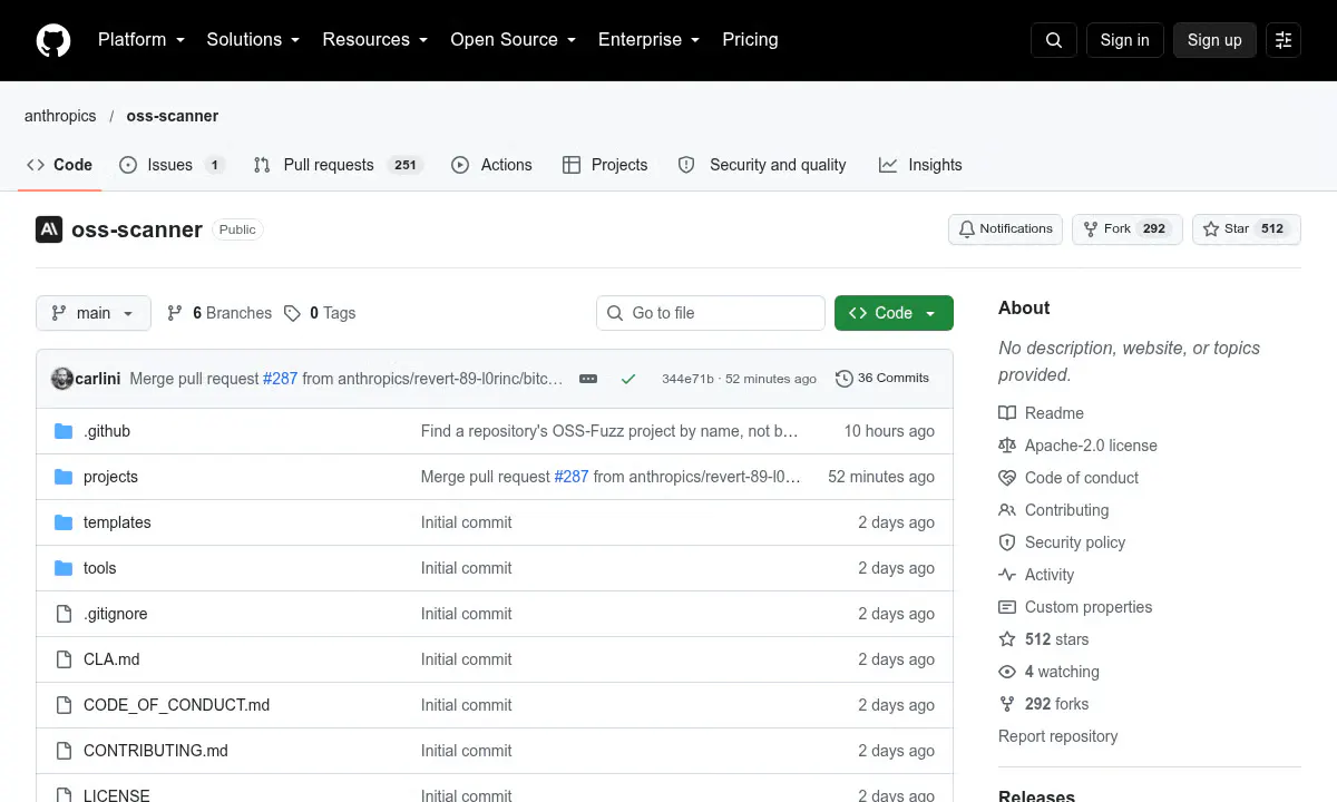 Anthropic's OSS Scanner Hunts Open-Source Vulnerabilities With Claude Mythos