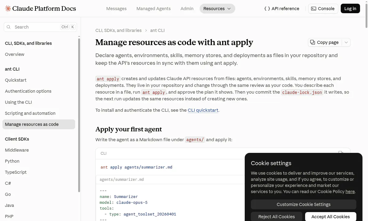 Anthropic Ships Terraform-Style Workflow to Deploy Claude Agents From Code