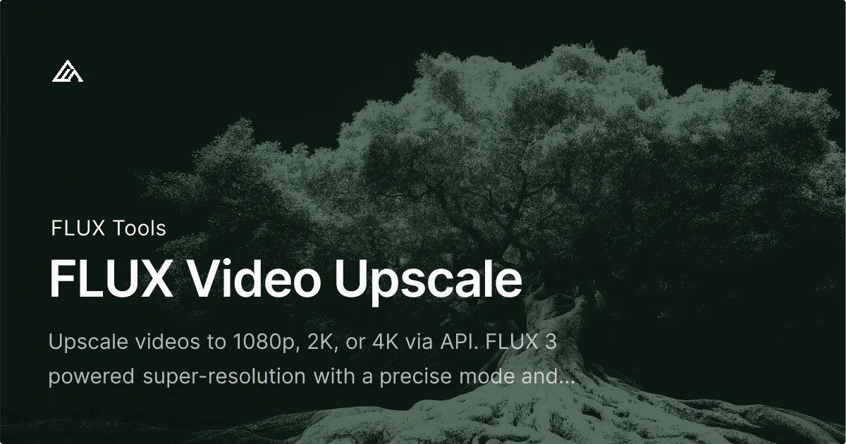 Black Forest Labs' FLUX Upscale Pushes AI Video to 4K Without Smeared Faces