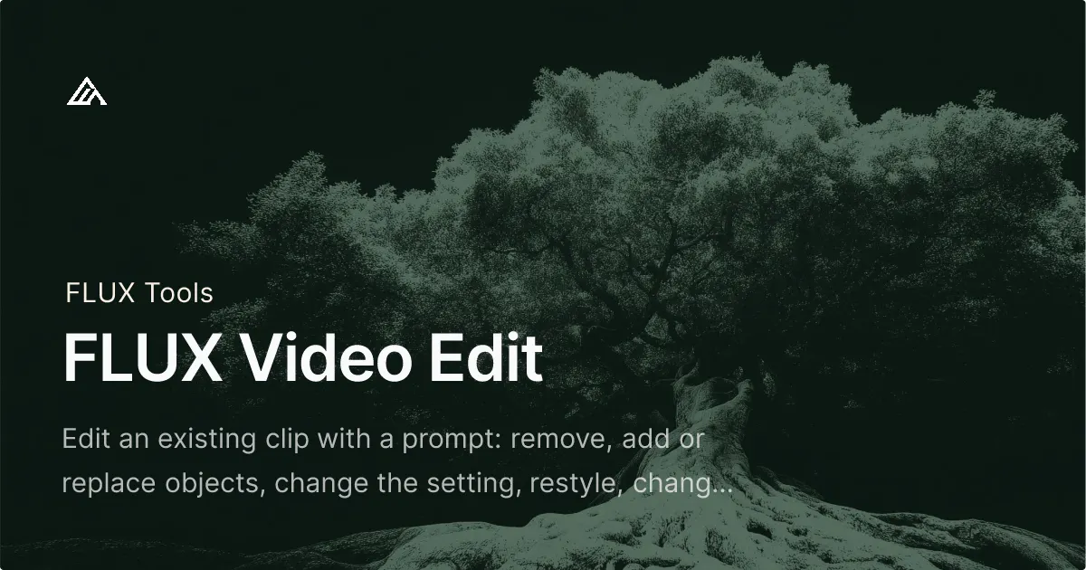 Black Forest Labs' FLUX Video Edit Surgically Changes Clips for $0.03 a Second