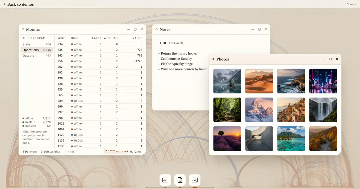 Cheng Lou's Handwired Compiles JavaScript Directly Into Neural Networks Without Training