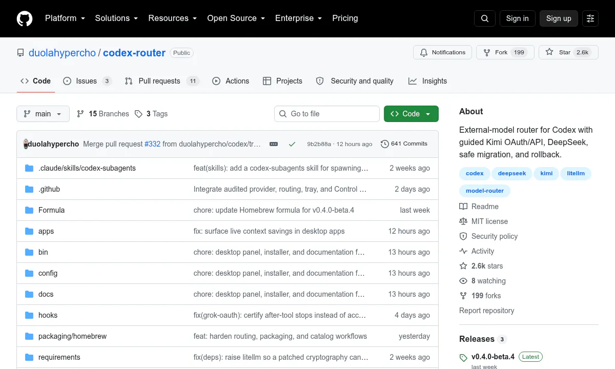 Codex Router Merges DeepSeek and Kimi Into OpenAI's Picker at 89x Lower Cost