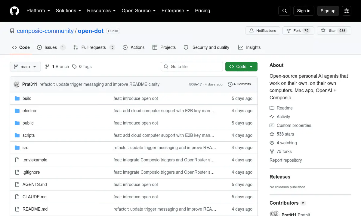 Composio's Open Dot Brings Persistent AI Agents to Your Mac