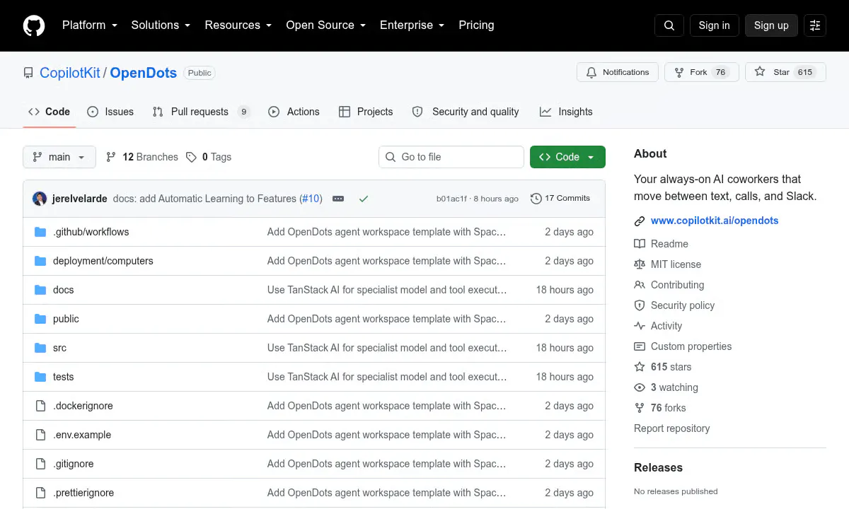CopilotKit Ships OpenDots to Give AI Agents Web, Voice, and Slack Access