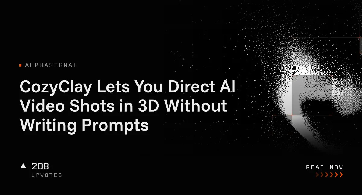 CozyClay Lets You Direct AI Video Shots in 3D Without Writing Prompts