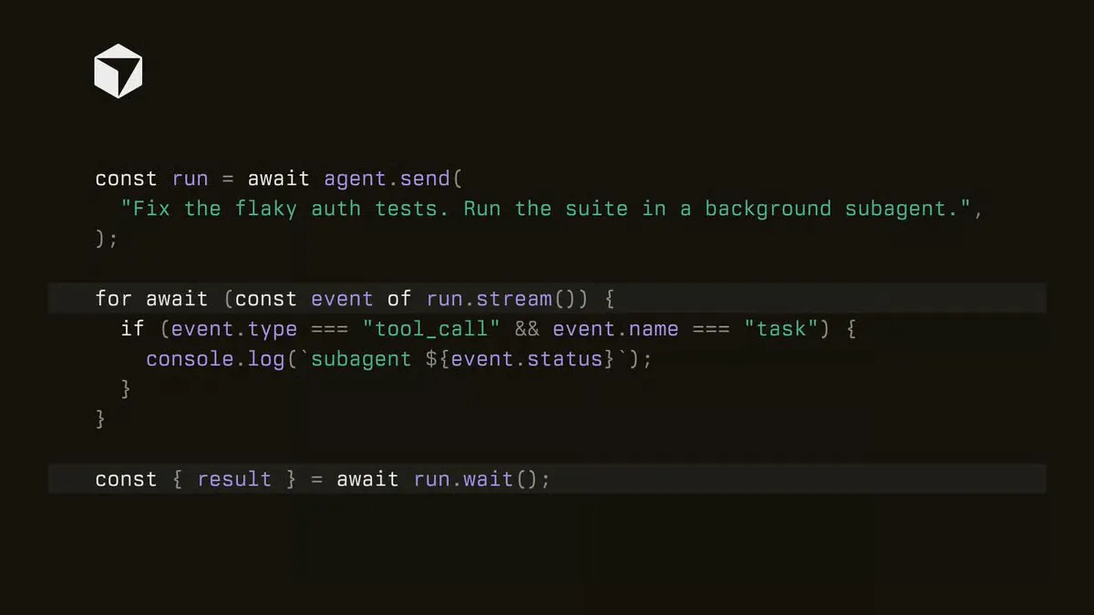 Cursor SDK Lets Developers Redirect AI Agents Mid-Task Without Losing Work