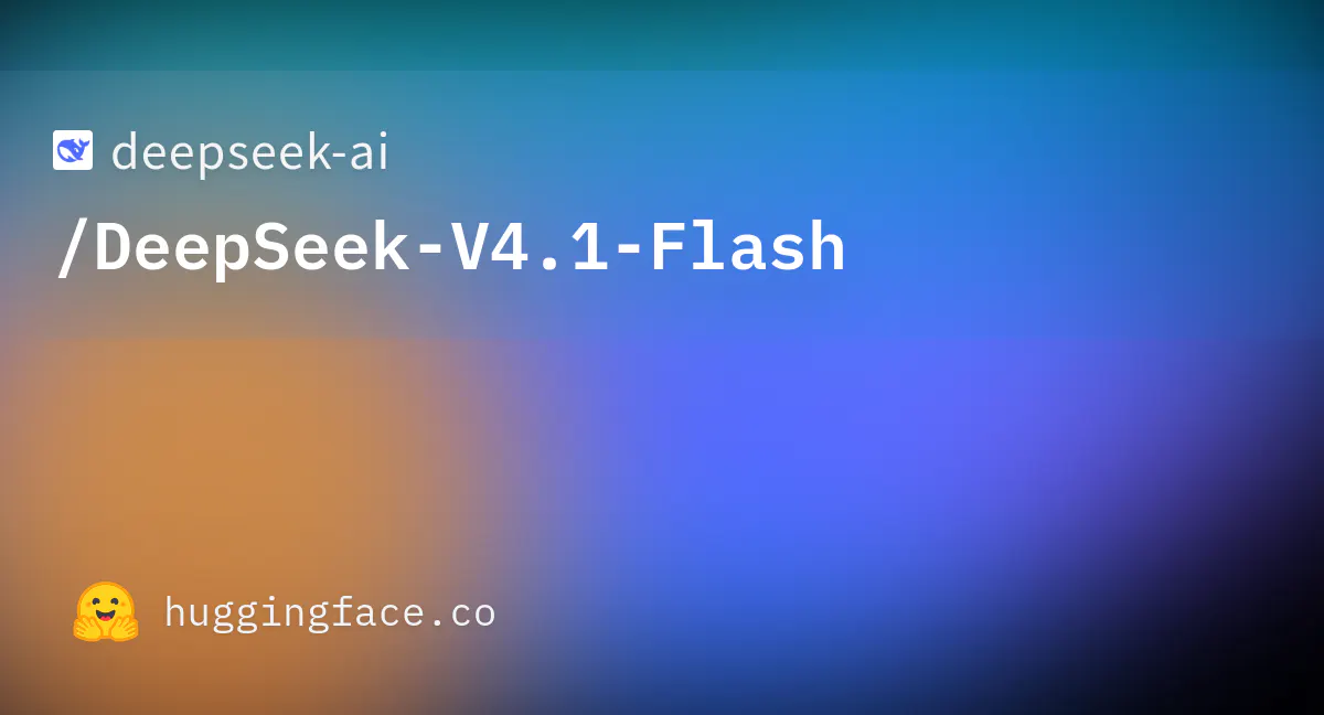 DeepSeek's V4.1-Flash Beats Its Own Flagship at a Quarter of the Memory Cost