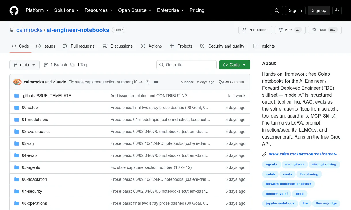 Free Open-Source Curriculum Teaches Engineers to Ship Real AI Agent Systems