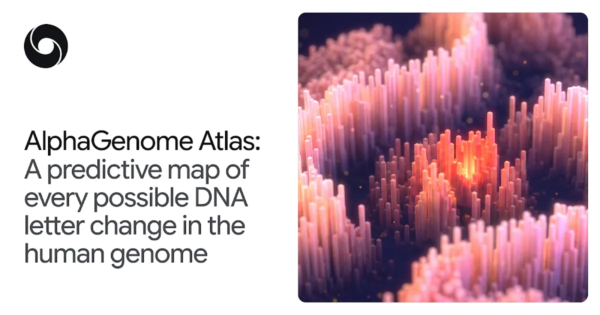 Google DeepMind's AlphaGenome Atlas Maps 9 Billion Human DNA Mutations Instantly