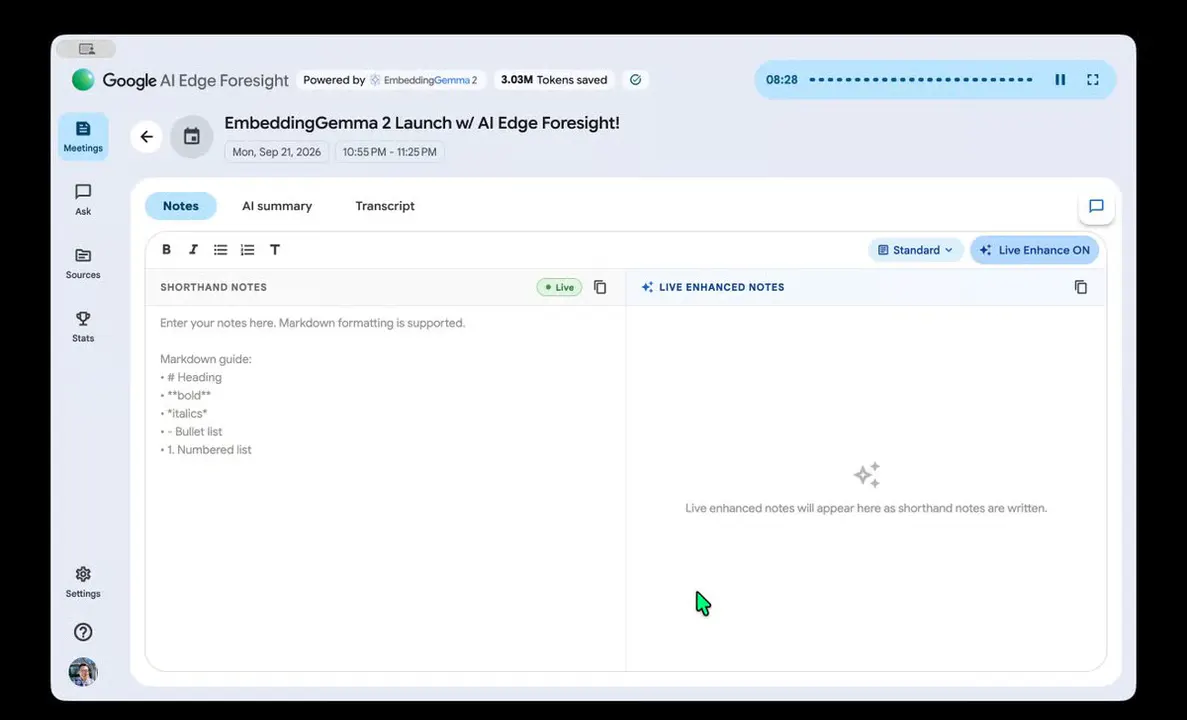 Google's EmbeddingGemma 2 Brings Multimodal Search to Your Device