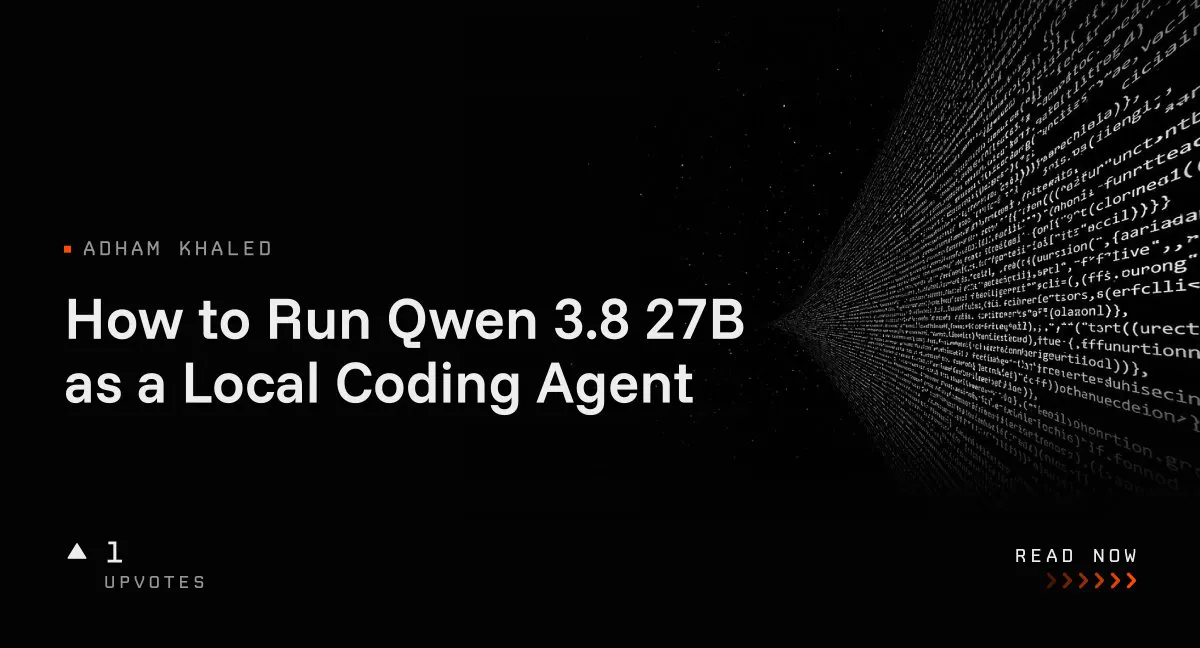 How to Run Qwen 3.8 27B as a Local Coding Agent