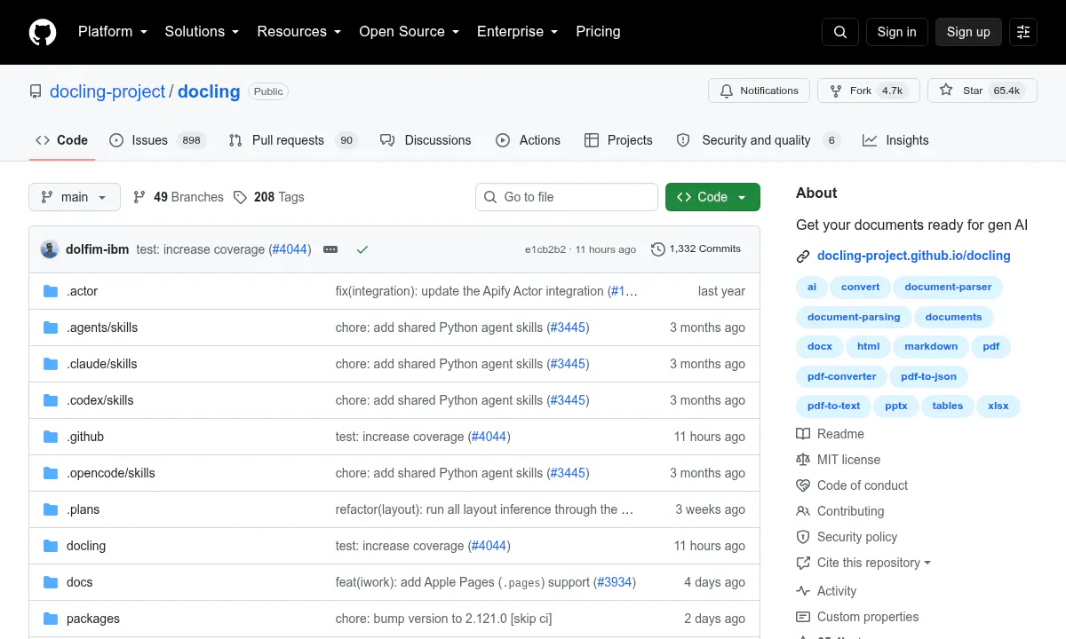 IBM's Docling Hits 65K Stars Fixing the PDF Problem That Breaks RAG