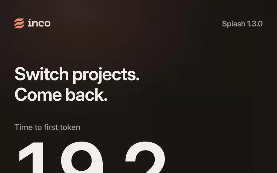 Inco AI's Splash 1.3.0 Cuts Mac Prefill Wait by 1.49x for Coding Agents