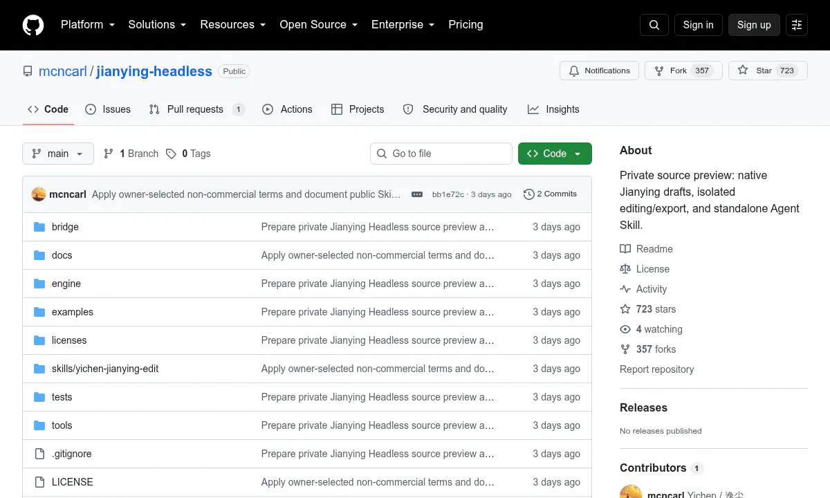 Jianying Headless Lets Coding Agents Build Editable Video Drafts From JSON