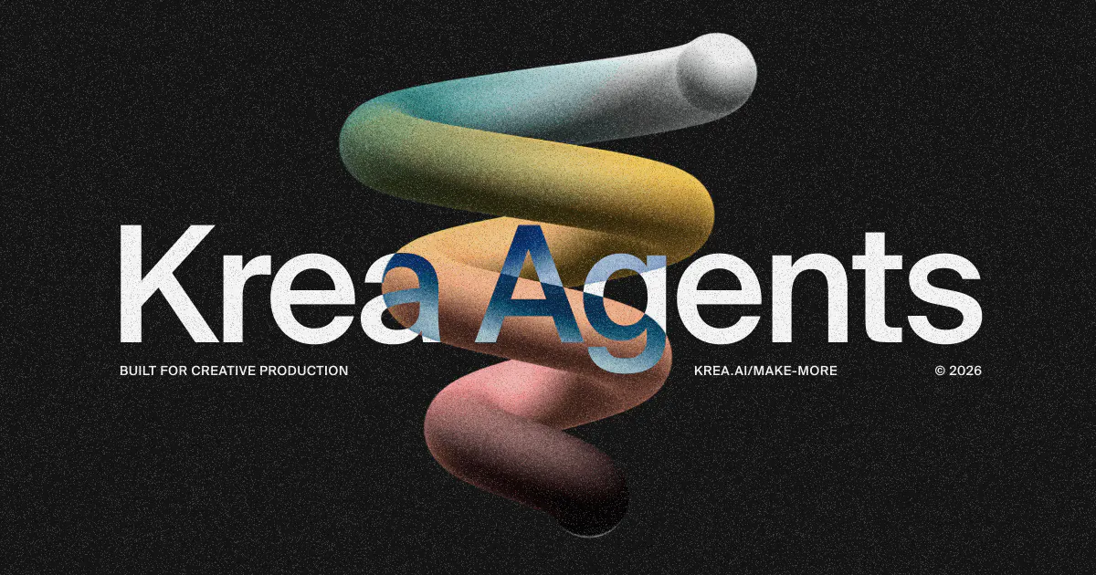 Krea Agents Opens Beta to Replace Node-Wiring With Plain English Prompts