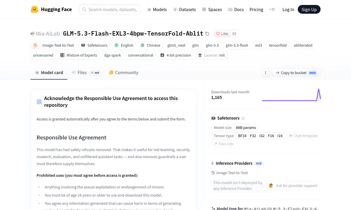 Mia's AI Lab Ships GLM-5.3-Flash With Uncensored Weights and 16x Faster Responses