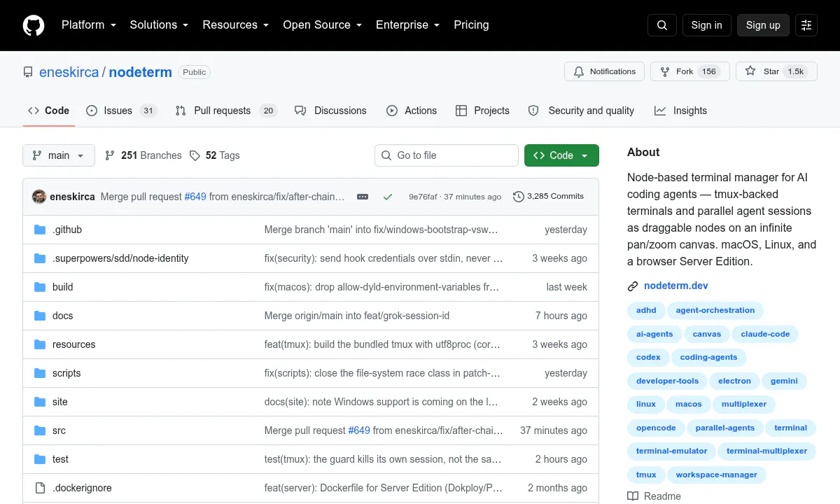 Nodeterm's Open-Source Canvas Lets Developers Run Claude and Codex Side by Side