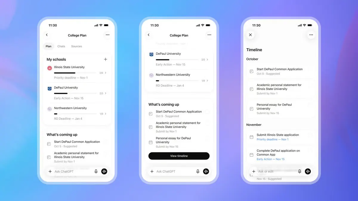 OpenAI Builds ChatGPT for Teens a Full College Planning Tool