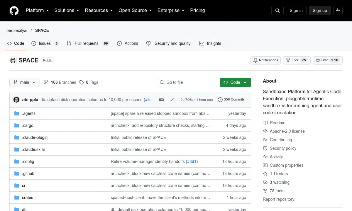 Perplexity Opens SPACE, Its Internal Sandbox for Running AI Agent Code