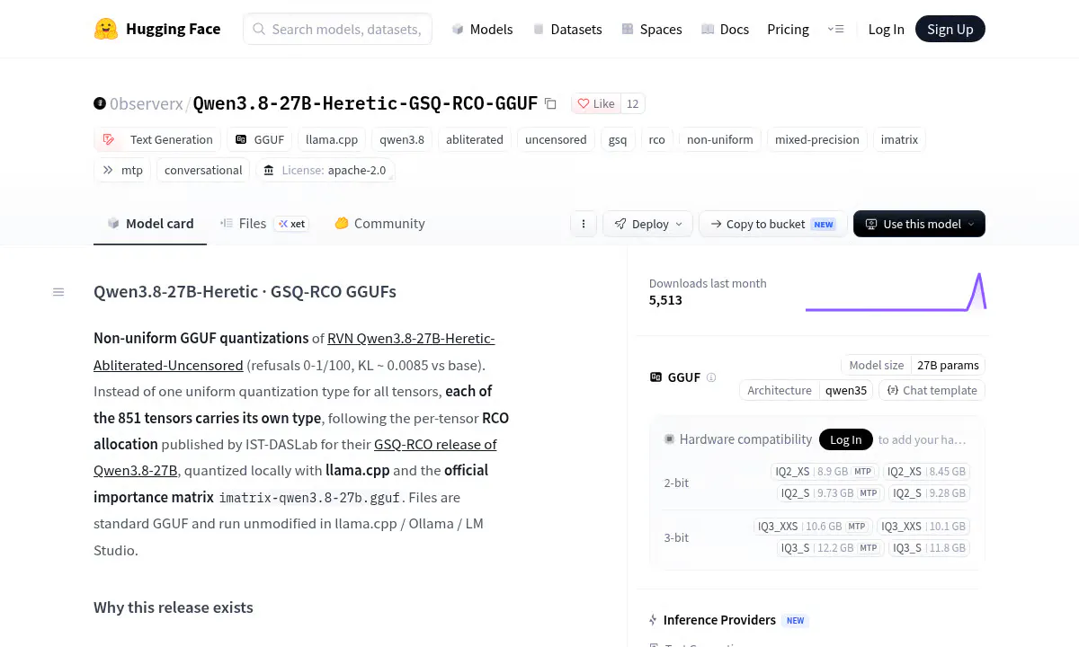 Qwen3.8 Squeezed to 11.8 GB Runs at 150 Tokens per Second
