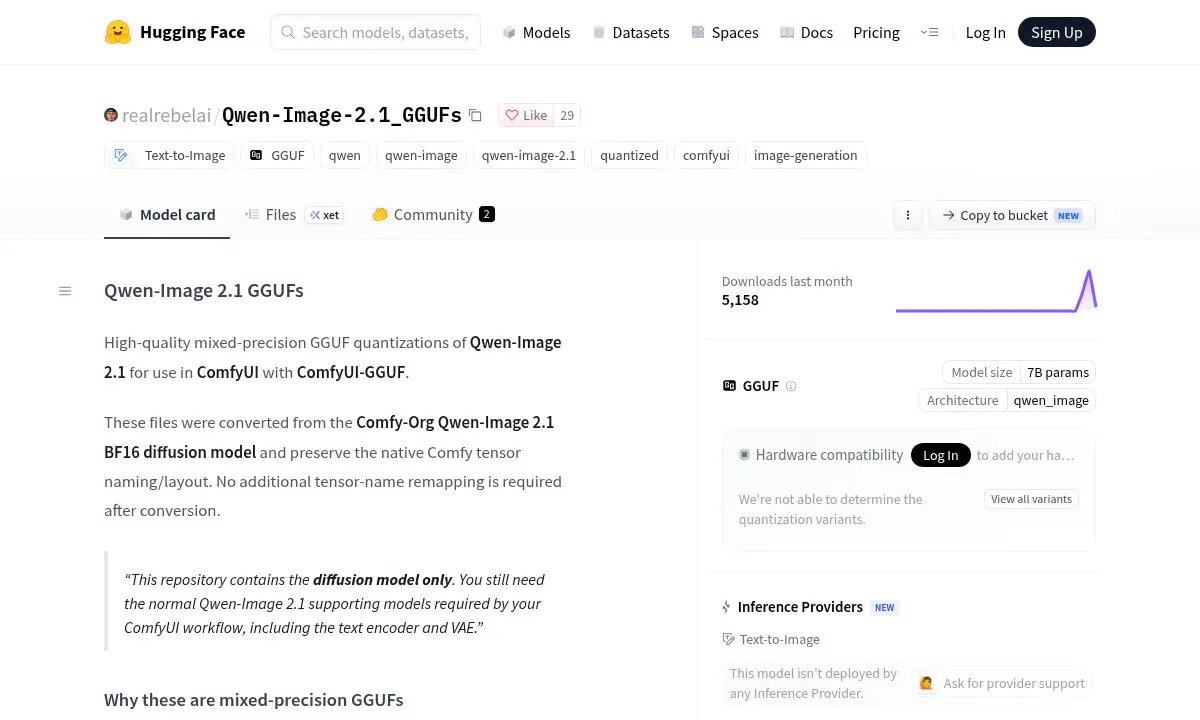 RealRebelAI Shrinks Alibaba's Qwen-Image 2.1 to Fit Single-GPU ComfyUI Setups