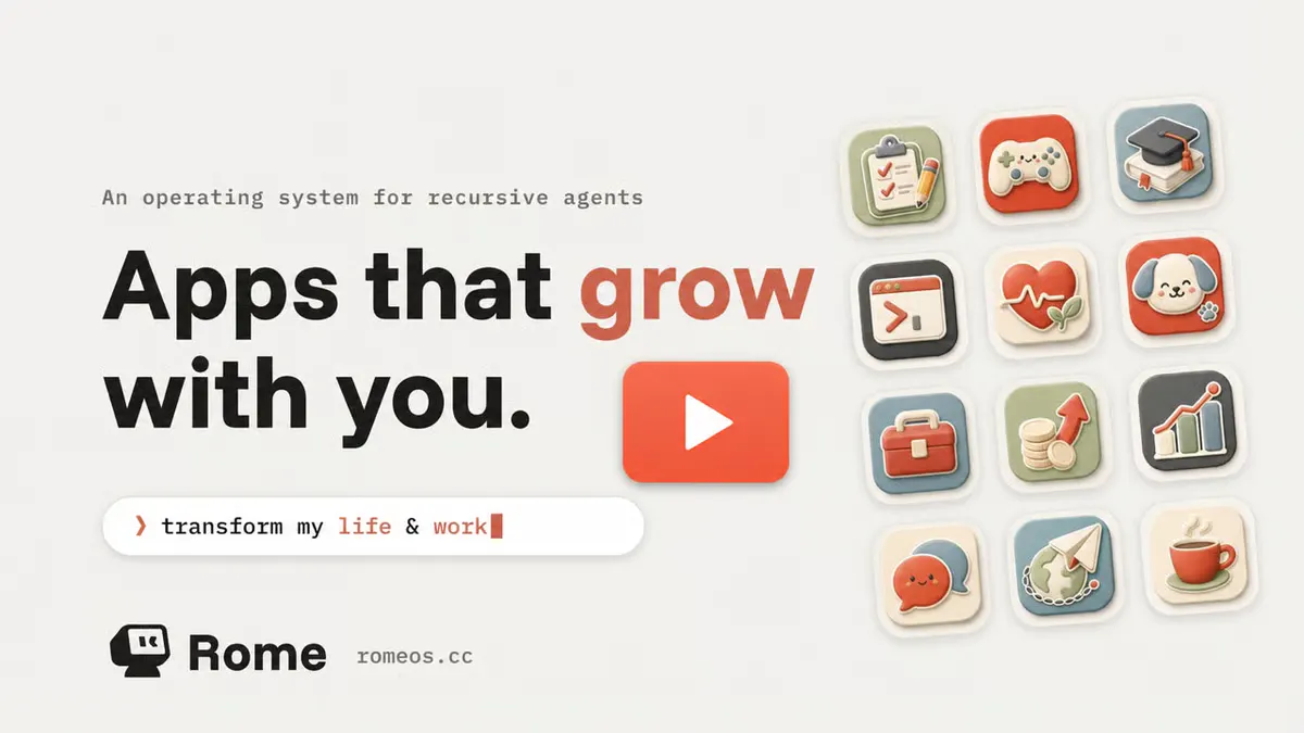Rome Hits 500 Stars Building an Open Agent Workspace That Never Forgets