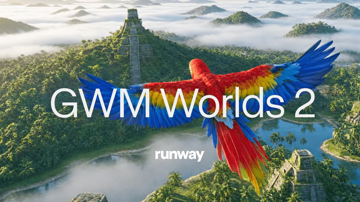 Runway's GWM Worlds 2 Streams Interactive AI Worlds at 720p in Real Time