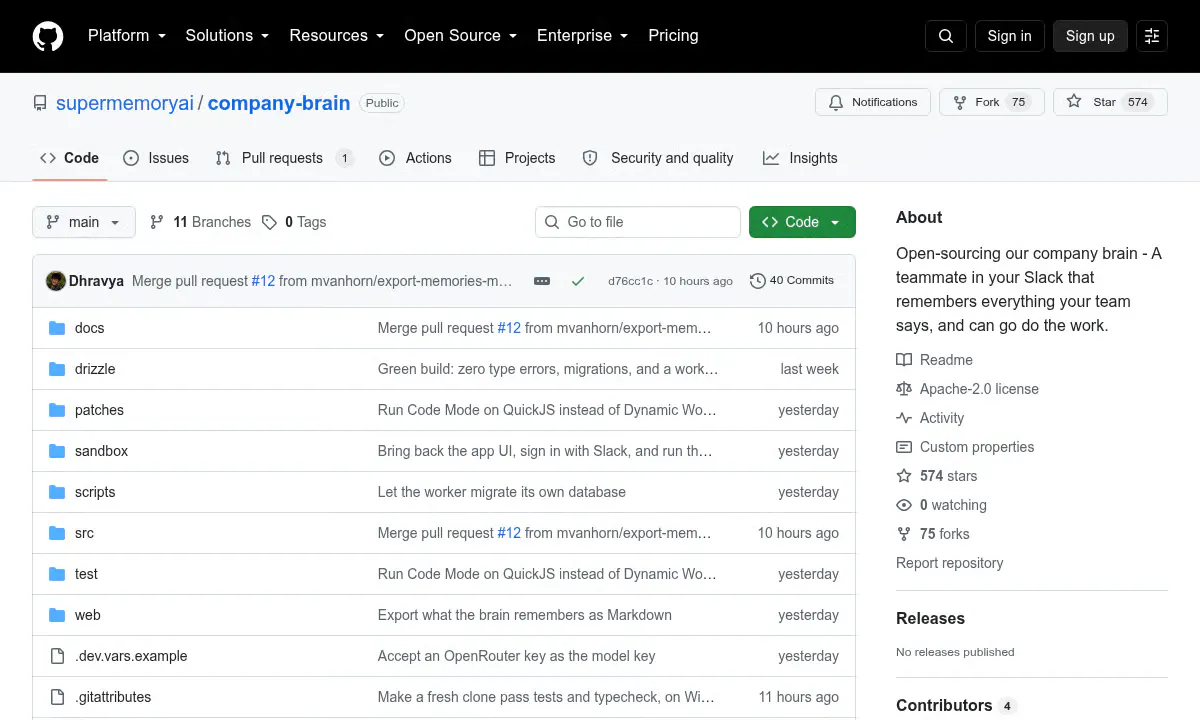 Supermemory Opens Company Brain, Its Slack AI Bot With Thousands of Users