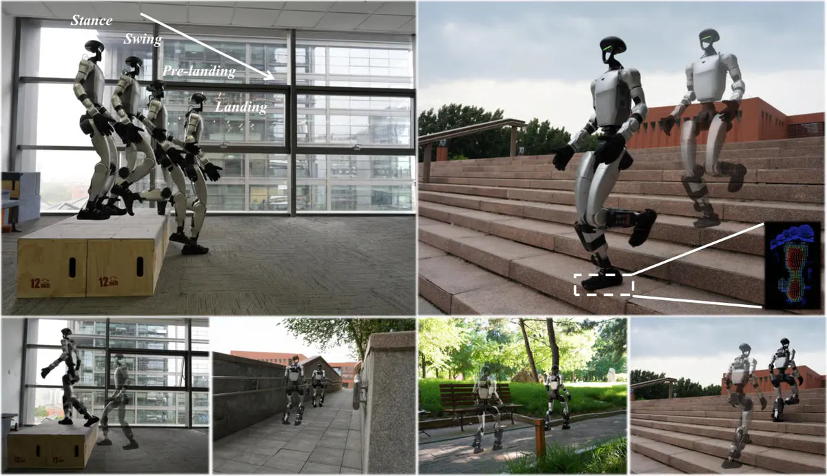 Tsinghua's TactileStep Teaches Humanoid Robots to Land 48% Softer