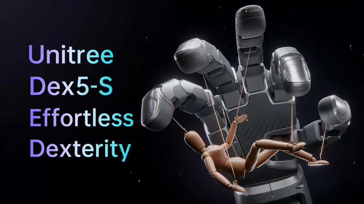 Unitree's Dex5-S Brings a 22-DoF Robotic Hand to Developers for $6,500