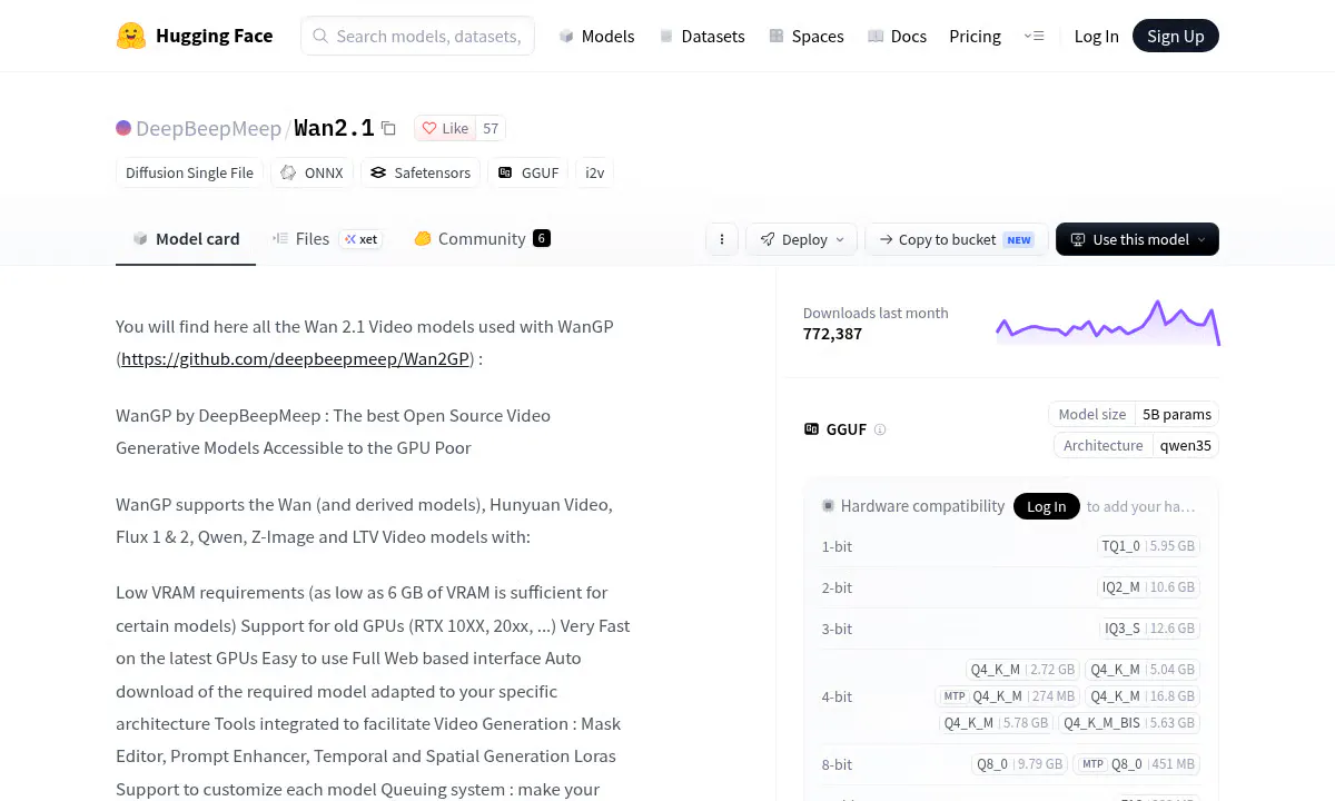 WanGP Runs Alibaba's Wan 2.1 Video AI on 6 GB GPUs