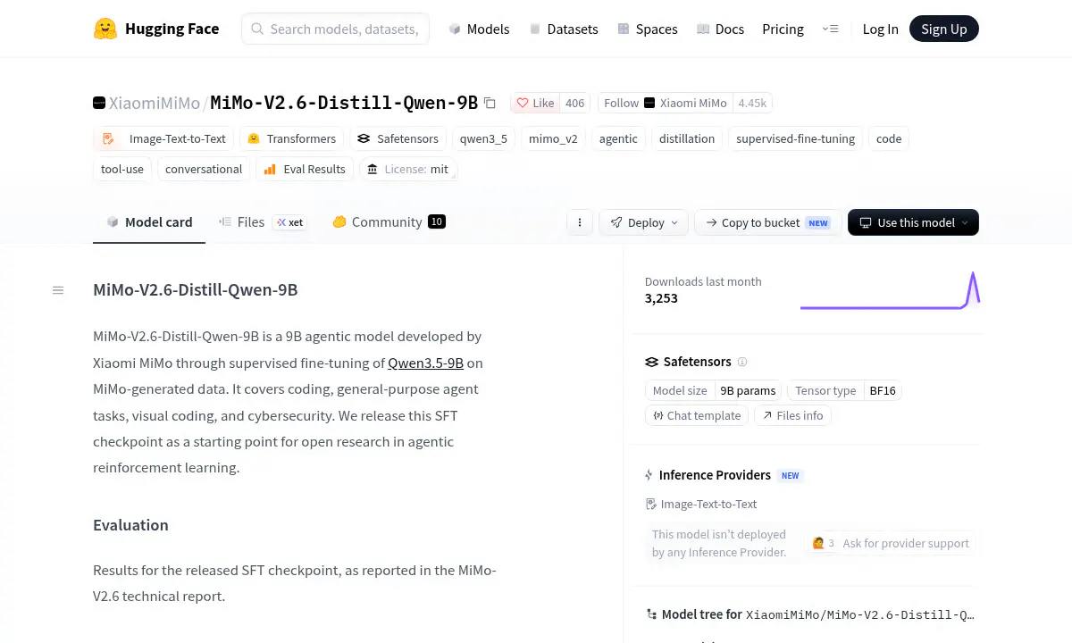Xiaomi Releases MiMo-V2.6 as a 9B Open Agent Anyone Can Run