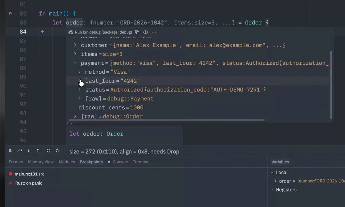 Zed 1.26 Adds Pyrefly, WebAssembly Debugging, and Smarter Variable Inspection