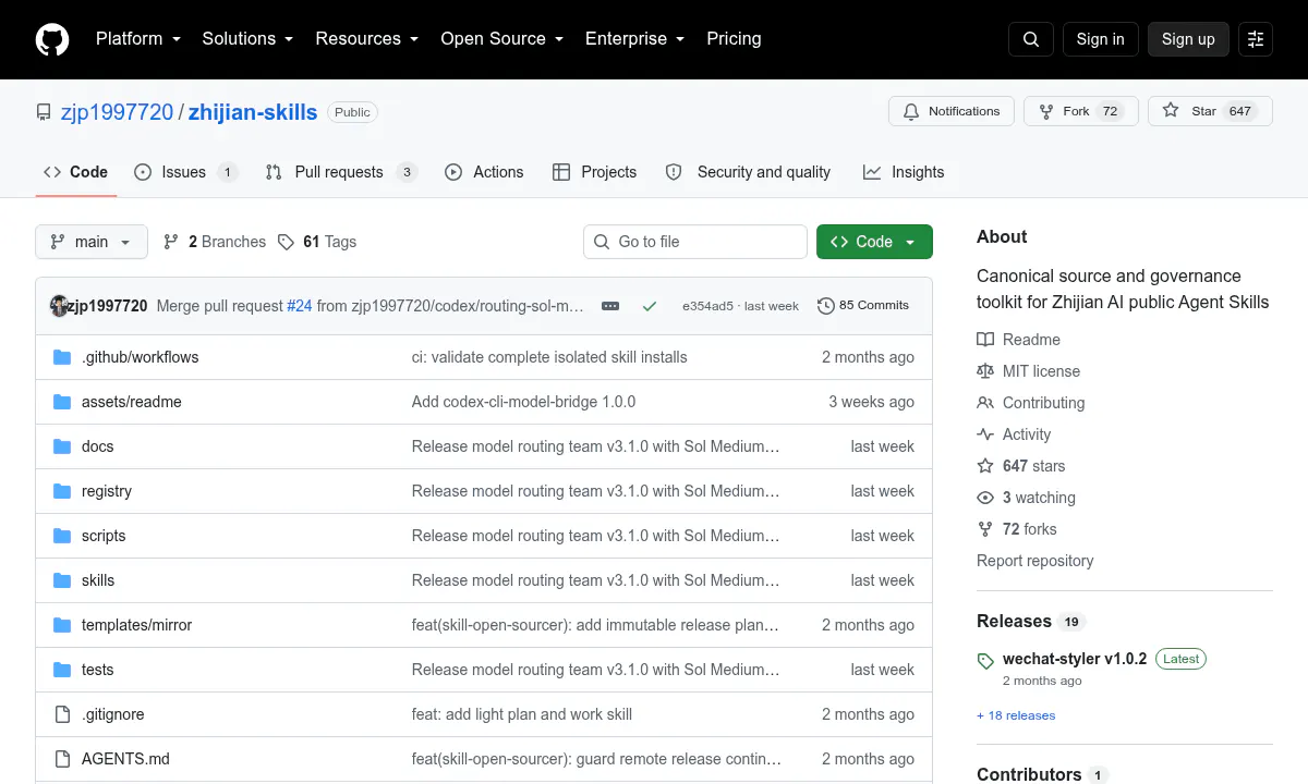 Zhijian Skills Bundles 16 Open-Source Agent Workflows Into One Catalog